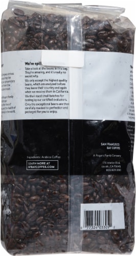 San Francisco Bay® French Roast Dark Roast Whole Bean Coffee Perspective: back