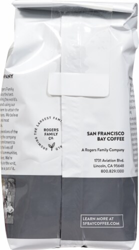 San Francisco Bay Coffee Bay Bridge Blend Medium Roast Whole Bean Coffee Perspective: back