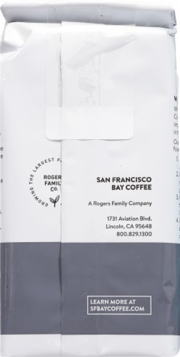 San Francisco Bay® Organic Rainforest Blend Ground Coffee Perspective: back