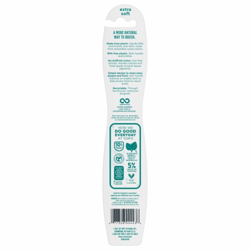 Tom's of Maine Kids BPA-Free Toothbrush Soft Perspective: back