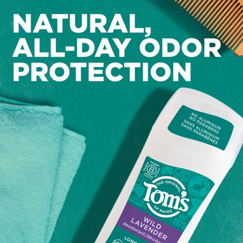 Tom's of Maine Long-Lasting Aluminum-Free Natural Deodorant for Women Wild Lavender Perspective: back