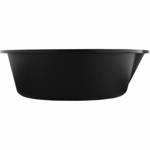 Custom Accessories 6 Qt Black Polyethylene Oil Drain Pan 31118 Perspective: back