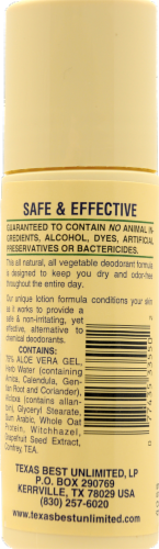 Alvera Aloe Unscented Roll-On Deodorant Perspective: back