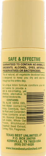 Alvera Aloe Herbal Roll-On Deodorant Perspective: back