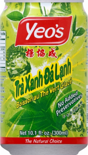 Yeo's Ice Green Tea Drink Perspective: back
