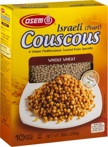 Osem Israeli Pearl Whole Wheat Couscous Perspective: back