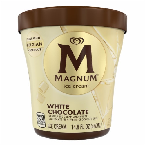 Magnum® White Chocolate Vanilla Ice Cream Perspective: back