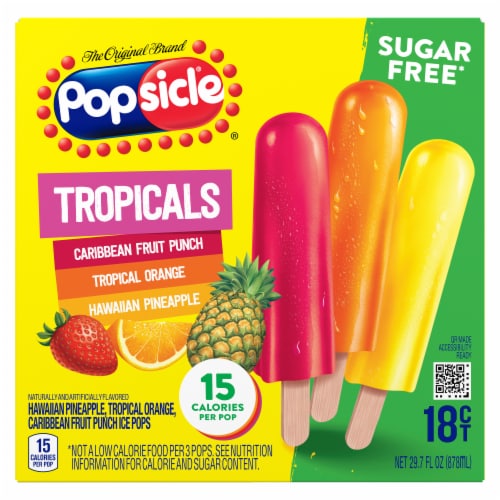 Popsicle Ice Pops Tropicals Perspective: back