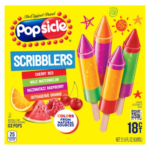 Popsicle Ice Pops Scribblers Perspective: back