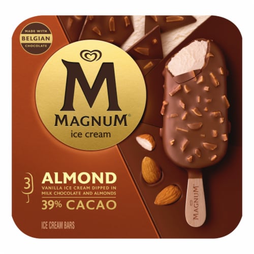 Magnum Almond Ice Cream Bars Perspective: back
