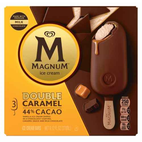 Magnum Ice Cream Bars Double Caramel, 3 ct - Smith’s Food and Drug