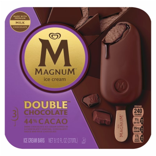 Magnum Ice Cream Bars Double Chocolate Perspective: back