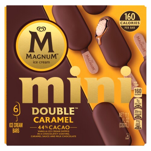 Magnum Mini Double Caramel Ice Cream Bars, 6 ct Perspective: back