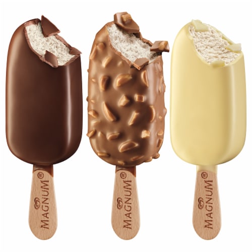 Magnum Mini Ice Cream Bars Classic Almond White, 6 ct - Baker’s