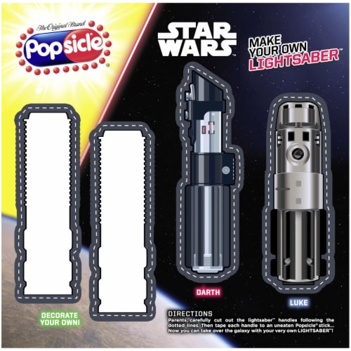 Popsicle® Star Wars™ Ice Pops Perspective: back