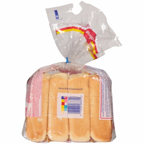Sunbeam White Hot Dog Buns Perspective: back
