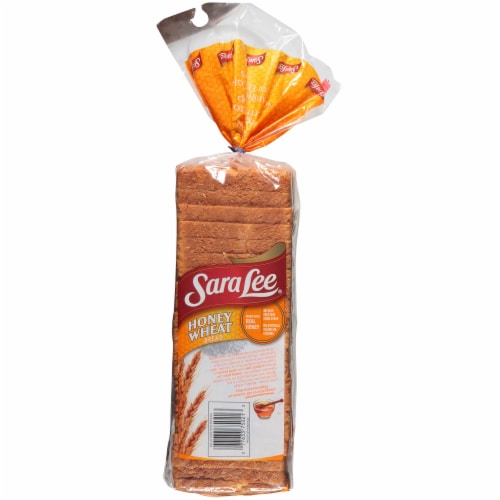 Sara Lee Honey Wheat Bread Perspective: back