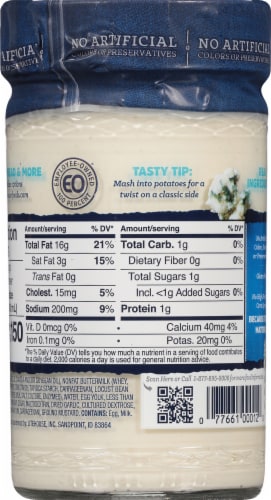 Litehouse Original Blue Cheese Dressing & Dip Perspective: back