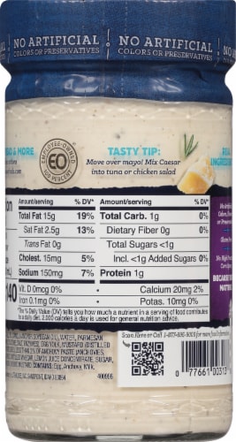 Litehouse Caesar Dressing & Spread Perspective: back