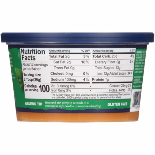 Litehouse Low Fat Caramel Dip Perspective: back