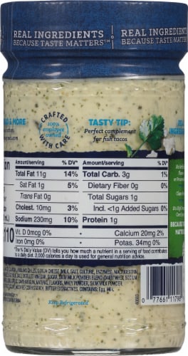 Litehouse Cotija Cilantro Dressing & Dip Perspective: back