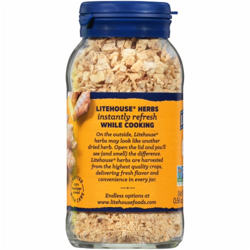 Litehouse™ Freeze Dried Ginger Perspective: back
