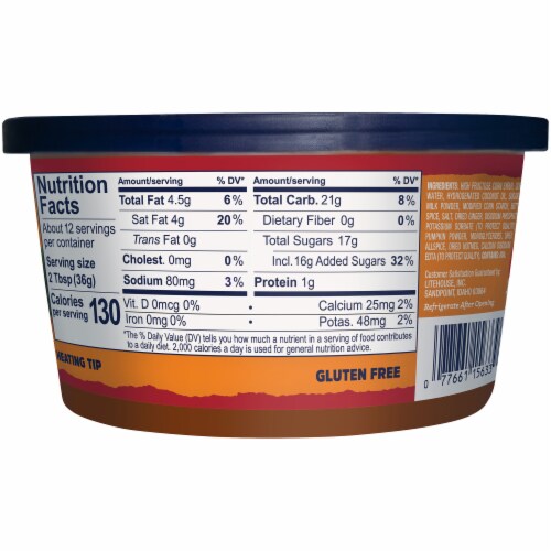 Litehouse Pumpkin Caramel Dip Perspective: back