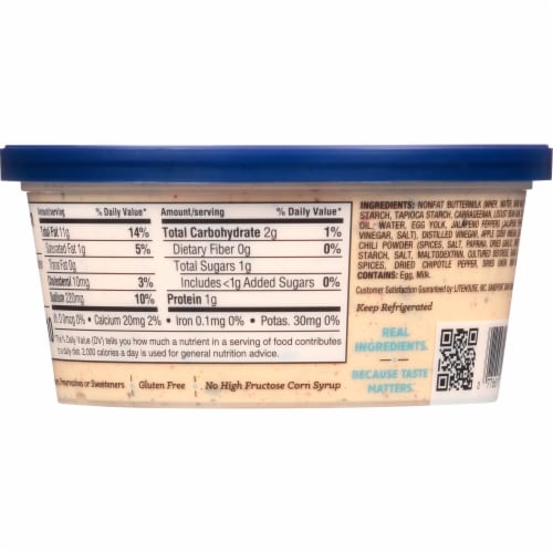 Litehouse® Southwest Jalapeno Ranch Dip Perspective: back