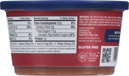 Litehouse® Gingerbread Caramel Dip Perspective: back