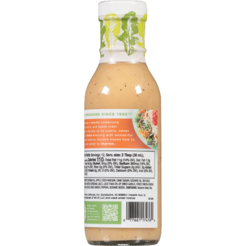 Health Nut Sesame Dressing Perspective: back