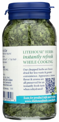 Litehouse® Freeze Dried Chives Perspective: back