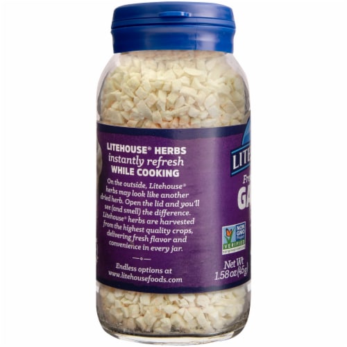 Litehouse™ Freeze Dried Garlic Perspective: back