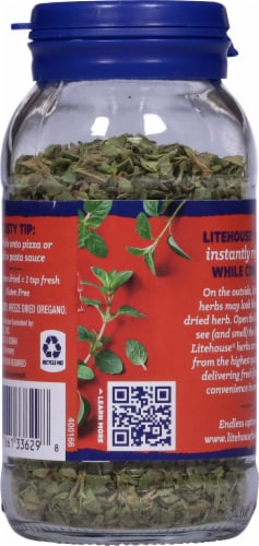 Litehouse™ Freeze Dried Oregano Perspective: back