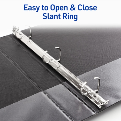Avery® Durable Clear Cover Binder - White Perspective: back