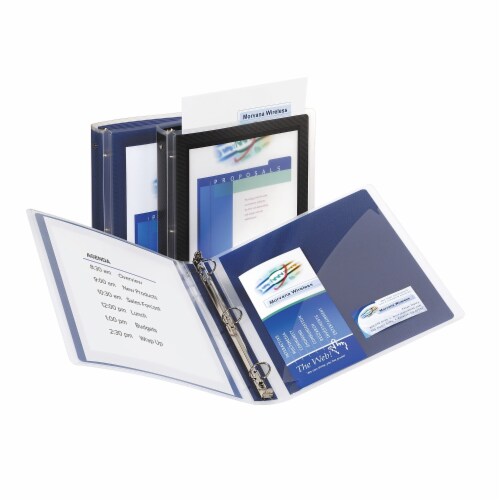 Avery® BNDR,FLEXI-VIEW 1 ,BK 17686 Perspective: back
