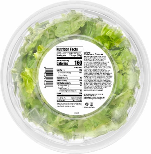 Bonduelle Bistro Grande Grilled Chicken Caesar Salad Bowl Perspective: back