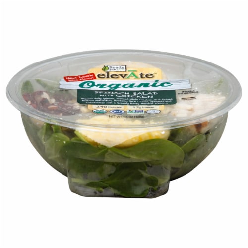 Ready Pac® Elevate™ Organic Spinach Salad with Chicken Perspective: back