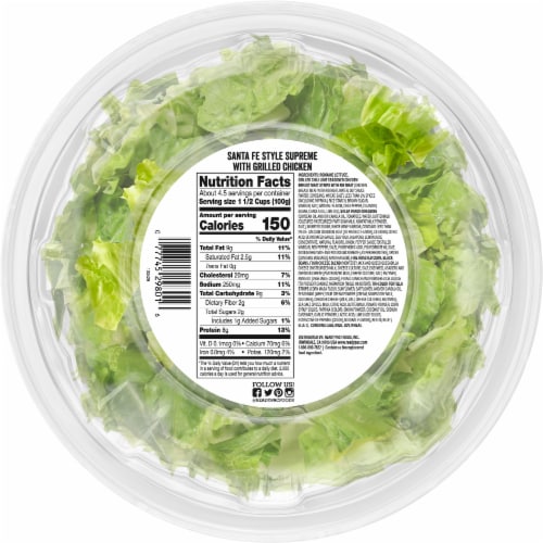 Ready Pac Foods™ Bistro® Santa Fe Style Salad Kit Perspective: back
