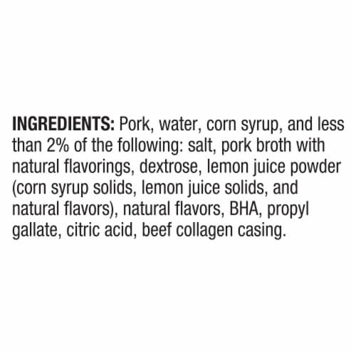 Johnsonville® Original Recipe Breakfast Pork Sausage Links Perspective: back