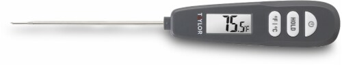Taylor Digital Thermocouple Thermometer - Black Perspective: back
