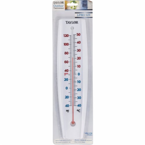 Taylor White Digital Indoor & Outdoor Thermometer