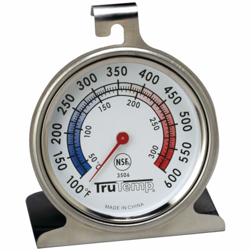 Taylor Precision 3506FS 2 1/2 Stainless Steel Oven Thermometer - 100° to  600°F