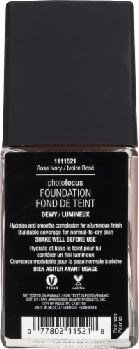 Wet n Wild® Photo Focus™ Foundation Rose Ivory Perspective: back