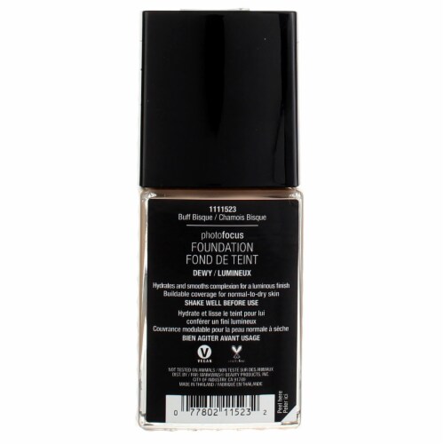Wet n Wild PhotoFocus Buff Bisque Dewy Foundation Perspective: back