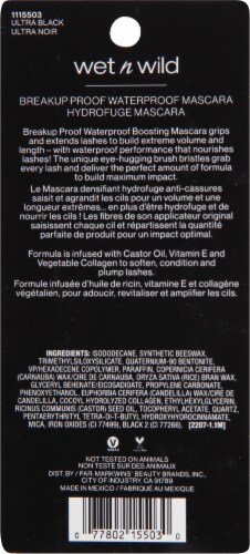 Wet n Wild Breakup Proof Waterproof Ultra Black Mascara Perspective: back