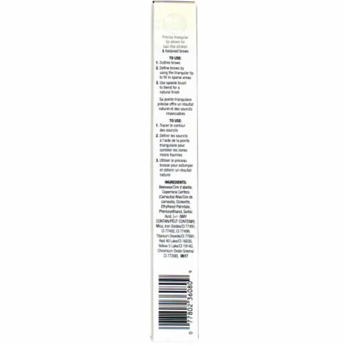 Wet n Wild® Ultimate Brow™ Dark Brown Retractable Brow Pencil Perspective: back