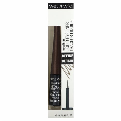 Wet n Wild® Megaliner® Liquid Eyeliner - Metallic Brown 112A Perspective: back