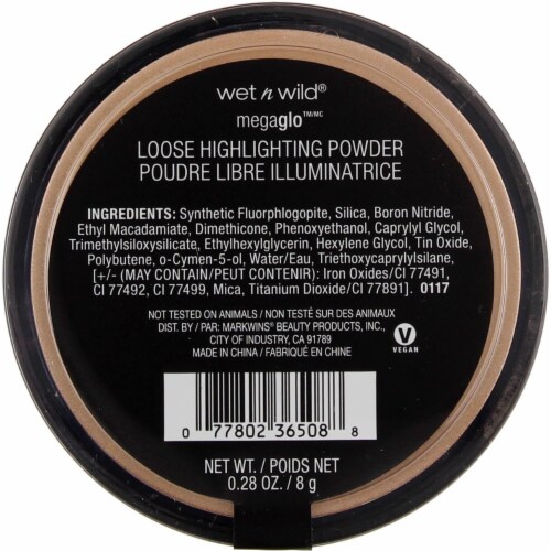 Wet n Wild® MegaGlo™ 398A Hustle & Glow Highlighting Loose Powder Perspective: back