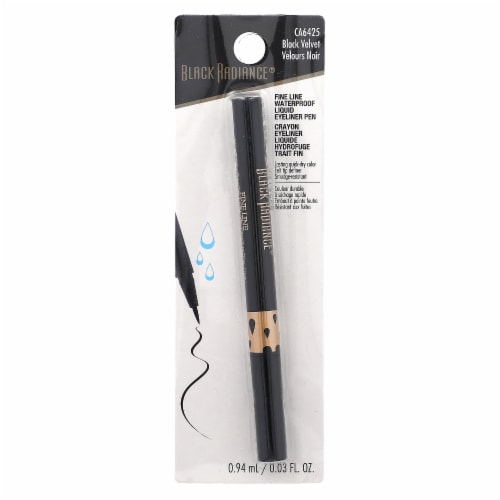 Black Radiance® Fine Line Waterproof Liquid Eyeliner Pen - CA6425 Black Velvet Perspective: back