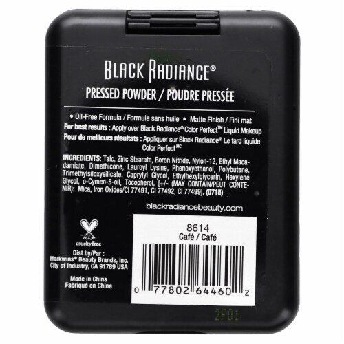 Black Radiance Pressed Powder Cafe Deep Perspective: back